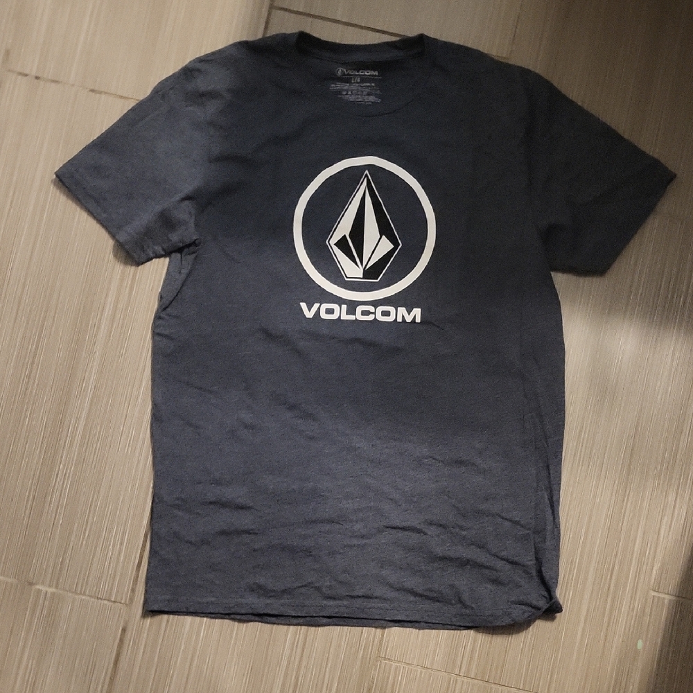 Volcom Men's Dark Blue Graphic Tee